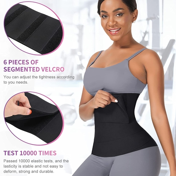 🆕️Waist Wrap with Loop Design Waist Trainer Snatch Tummy Weight Loss - Picture 8 of 9